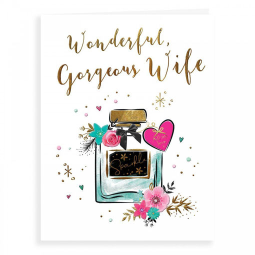 Picture of GORGEOUS WIFE BIRTHDAY CARD